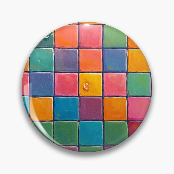 Item preview, Rainbow Tiles With Water Drops designed and sold by emspiredmagic.