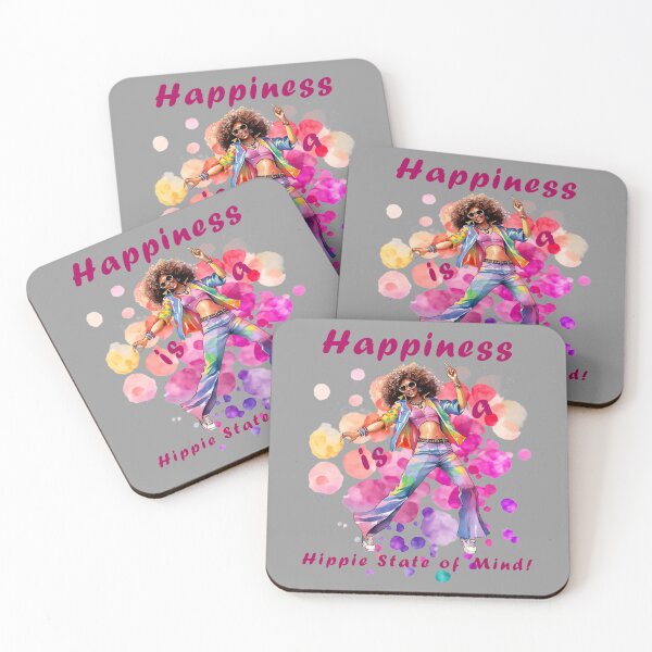 Item preview, Happiness is a Hippic State of Mind! - 70s shirt designed and sold by ART-HOME-PAWS.