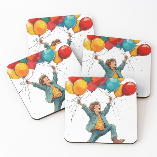 Item preview, flying with balloons designed and sold by redmoon64.