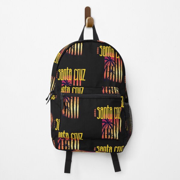 Item preview, Santa Cruz Sunset American Flag and palm trees designed and sold by NateHarvey.