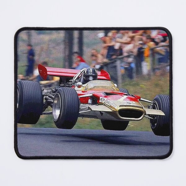 Item preview, Graham Hill jumping his 1969 F1 car on the Nürburgring abstract designed and sold by Rodissimus1984.