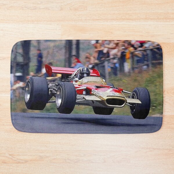 Item preview, Graham Hill jumping his 1969 F1 car on the Nürburgring abstract designed and sold by Rodissimus1984.