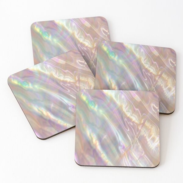 Item preview, Seashell Abstract Iridescent Pattern Ocean designed and sold by trajeado14.