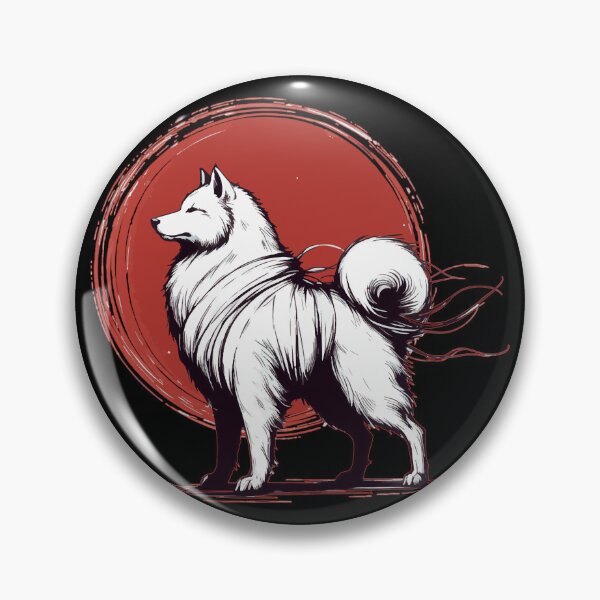 Item preview, Sumie Samurai Shiba Inu Dog designed and sold by TomFrontierArt.