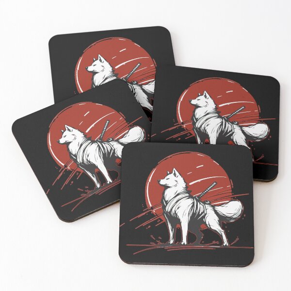Item preview, Sumie Samurai Shiba Inu Dog Ink designed and sold by TomFrontierArt.