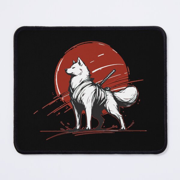 Item preview, Sumie Samurai Shiba Inu Dog Ink designed and sold by TomFrontierArt.