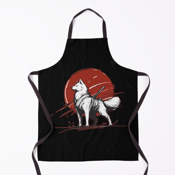 Item preview, Sumie Samurai Shiba Inu Dog Ink designed and sold by TomFrontierArt.