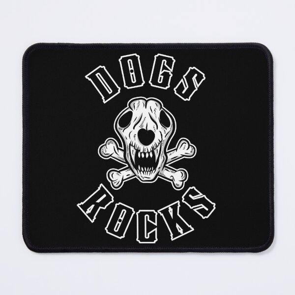 Item preview, Dogs Rock! Edgy Skull and Crossbones Dog designed and sold by impressionofmel.