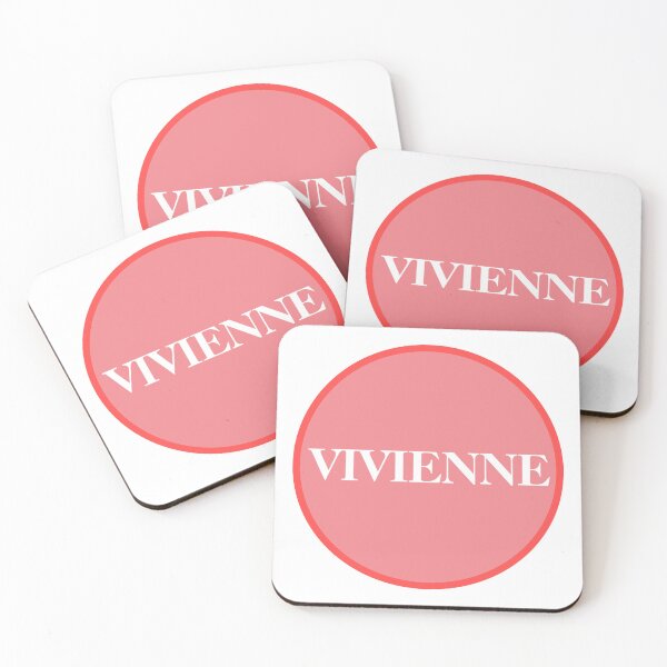 Item preview, Vivienne Girl Name Pink designed and sold by Monika Howarth.