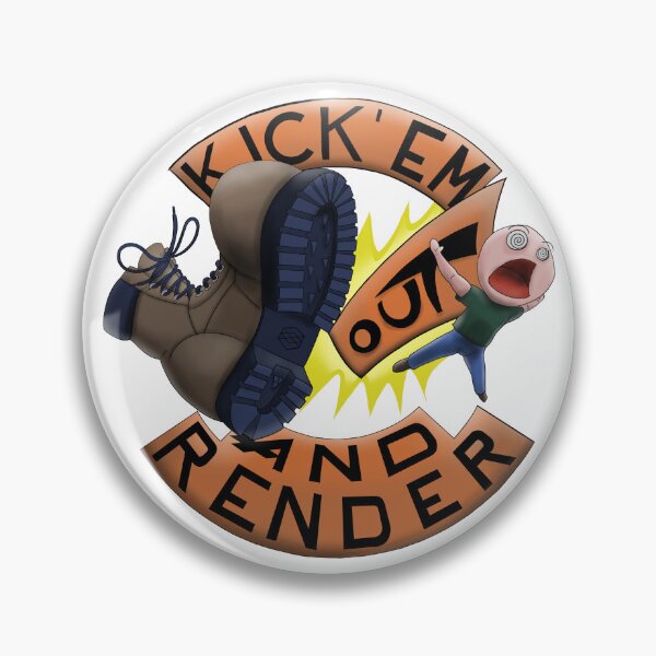 Item preview, kick em out and render designed and sold by mdeshaye.