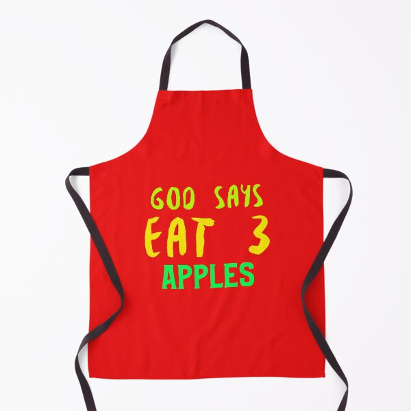 Item preview, God says eat 3 apples designed and sold by Redlimetshirts.