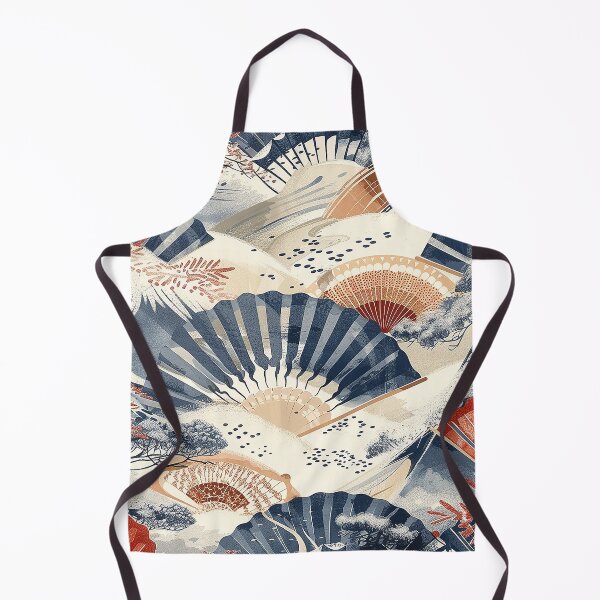 Item preview, Asian fan summer pattern designed and sold by LittleNippon.