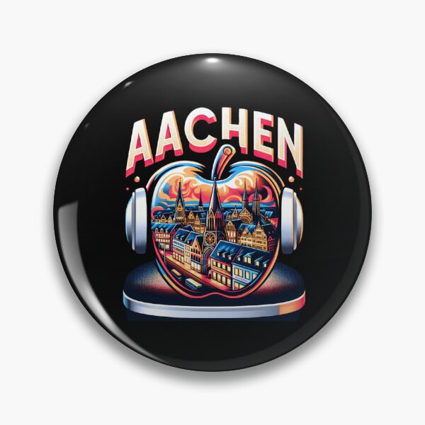 Item preview, Aachendesign -Apple with headphones designed and sold by danny-Dsign.