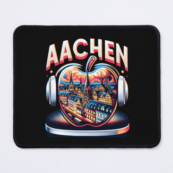 Item preview, Aachendesign -Apple with headphones designed and sold by danny-Dsign.
