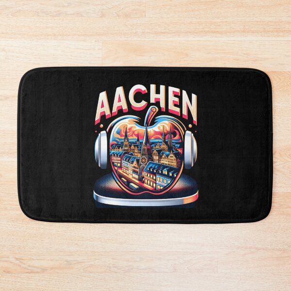 Item preview, Aachendesign -Apple with headphones designed and sold by danny-Dsign.