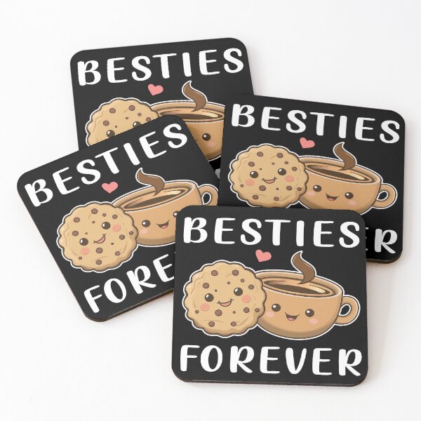 Item preview, Besties forever, Best duo cookie and coffee designed and sold by Szkicerka.