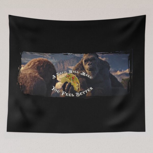 Item preview, KING KONG LEGENDARY TACO THERAPY designed and sold by THE AMERICAN TEEVANGELIST.