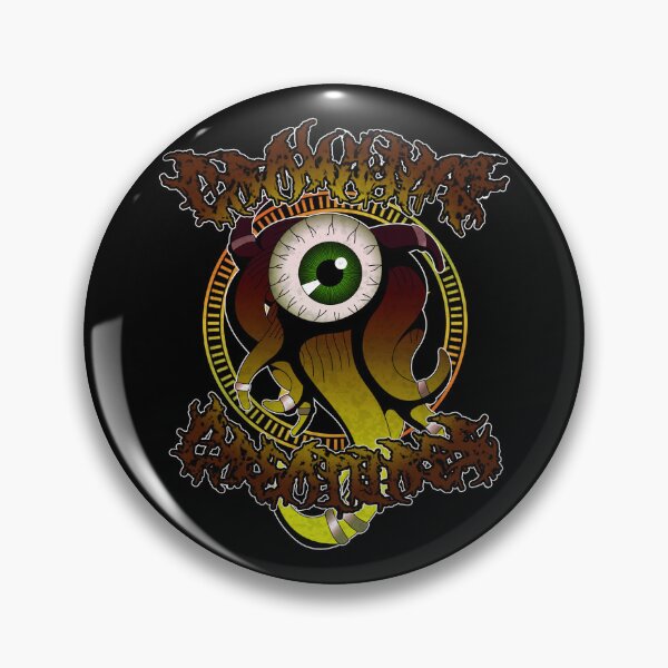 Item preview, Yellow Crawling Creatures Eye Logo designed and sold by KumosBrand.