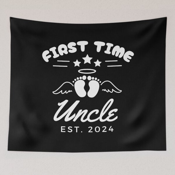 Item preview, First Time Uncle Est. 2024 New First Fathers Day, Fathers Day 2024 designed and sold by Dabbing Turtle Designs.