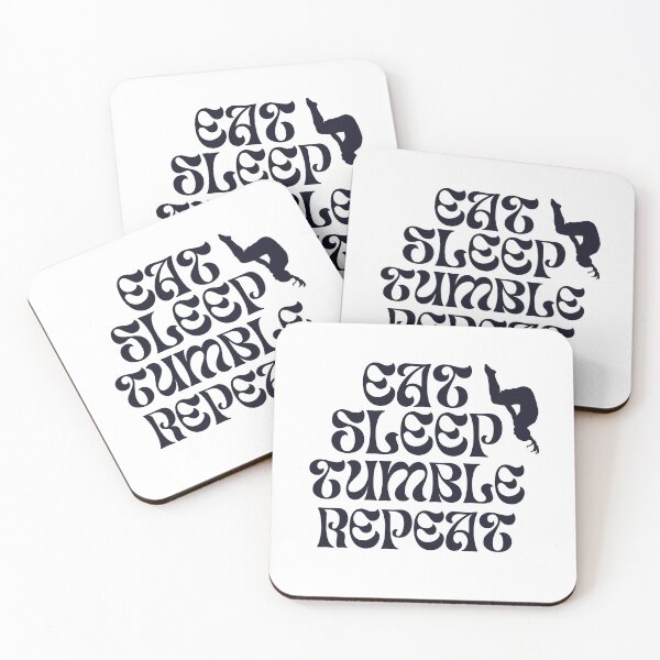Item preview, Eat, Sleep, Tumble, Repeat - Power Tumbling Enthusiast Design designed and sold by rofocreative.