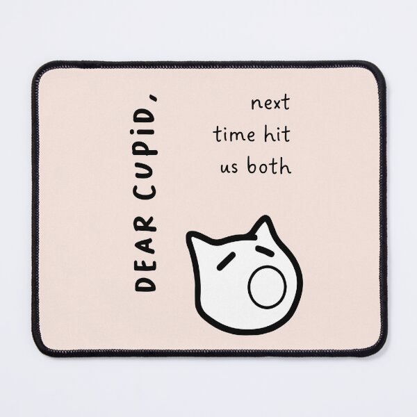 Item preview, Dear Cupid, next time hit us both | Cute Dog Illustration designed and sold by RM-Journey.