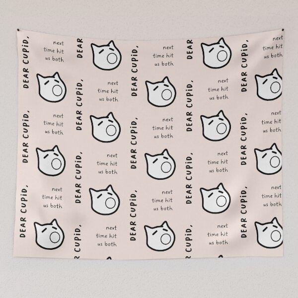 Item preview, Dear Cupid, next time hit us both | Cute Dog Illustration designed and sold by RM-Journey.