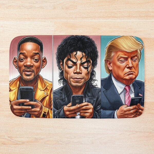 Item preview, celebrities on the phone 1 designed and sold by redmoon64.