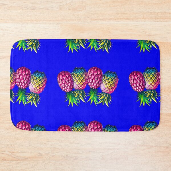 Item preview, Vibrant Pineapple Foursome FMFM | Electric Blue designed and sold by JLEmporium.