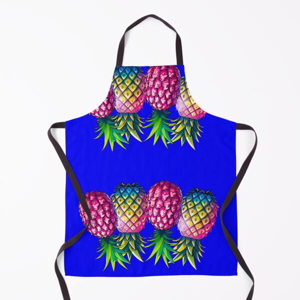 Item preview, Vibrant Pineapple Foursome FMFM | Electric Blue designed and sold by JLEmporium.