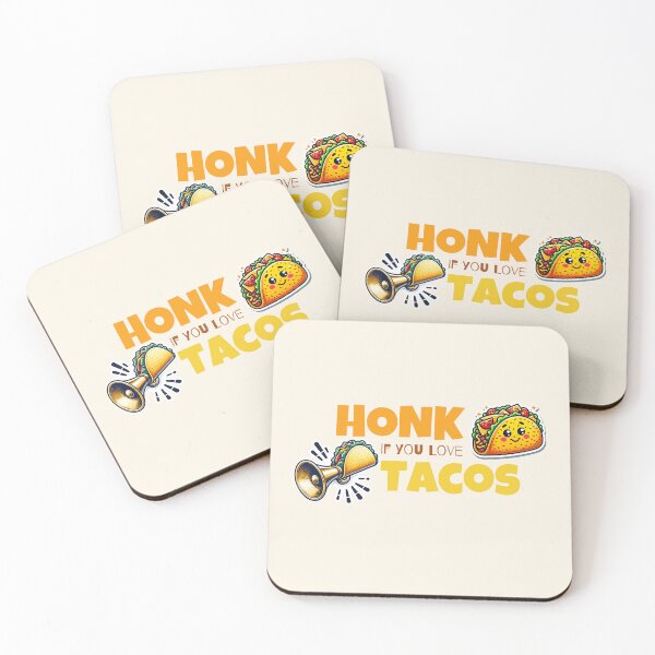 Item preview, Honk if You Love Tacos! Fun and Vibrant Collection to Make Drivers Laugh designed and sold by NOVOImpression.