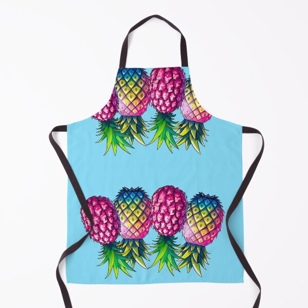 Item preview, Vibrant Pineapple Foursome FMFM | Light Blue designed and sold by JLEmporium.