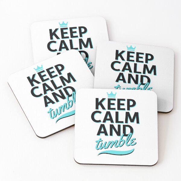 Item preview, Keep Calm and Tumble - Gymnastics & Tumbling Enthusiast Design designed and sold by rofocreative.