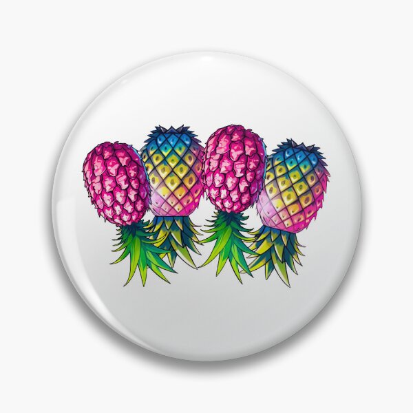 Item preview, Vibrant Pineapple Foursome FMFM | - White designed and sold by JLEmporium.