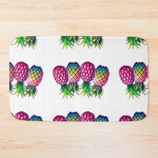 Item preview, Vibrant Pineapple Foursome FMFM | - White designed and sold by JLEmporium.