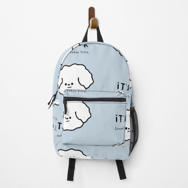 Item preview, It’s Ok, Growth takes time | Cute Dog Illustration designed and sold by RM-Journey.