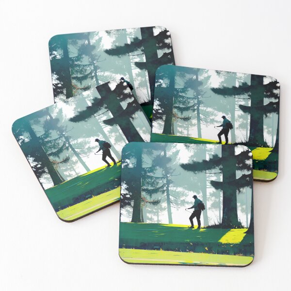 Item preview, Forest Search: Golfer in the Woods designed and sold by GrizzlyCollective.