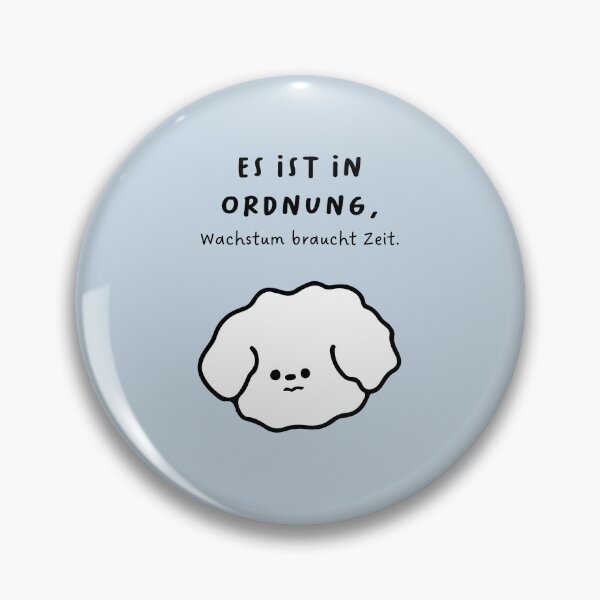 Artikelvorschau, Es ist in Ordnung, Wachstum braucht Zeit | Niedliche Hundeillustration entworfen und verkauft von RM-Journey.