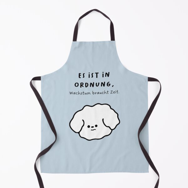 Item preview, Es ist in Ordnung, Wachstum braucht Zeit | Cute Dog Illustration designed and sold by RM-Journey.