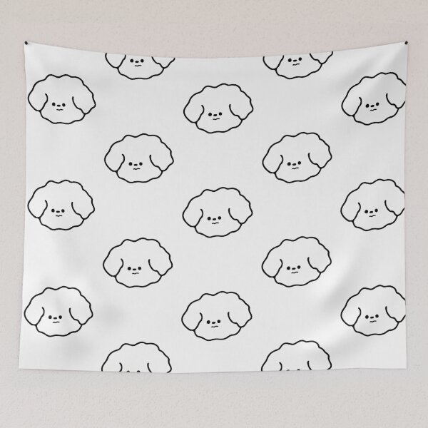 Item preview, Adorable Doggy Illustration | Cute Minimalist Line Drawing designed and sold by RM-Journey.