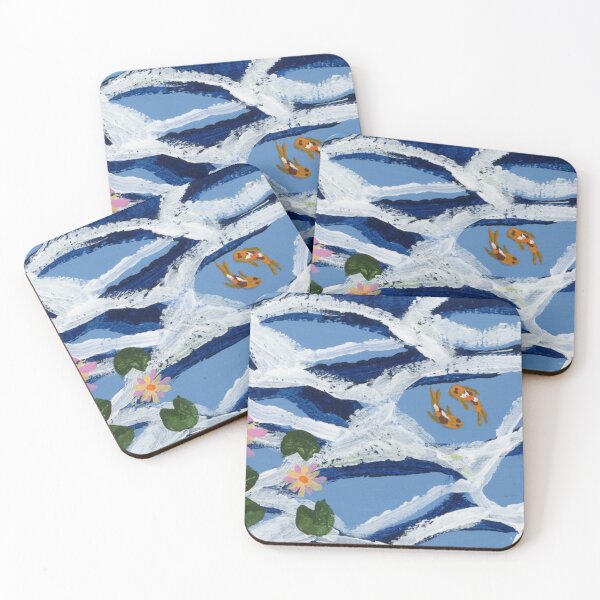Item preview, acrylic koi waves designed and sold by Sonderblume.