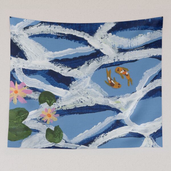 Item preview, acrylic koi waves designed and sold by Sonderblume.