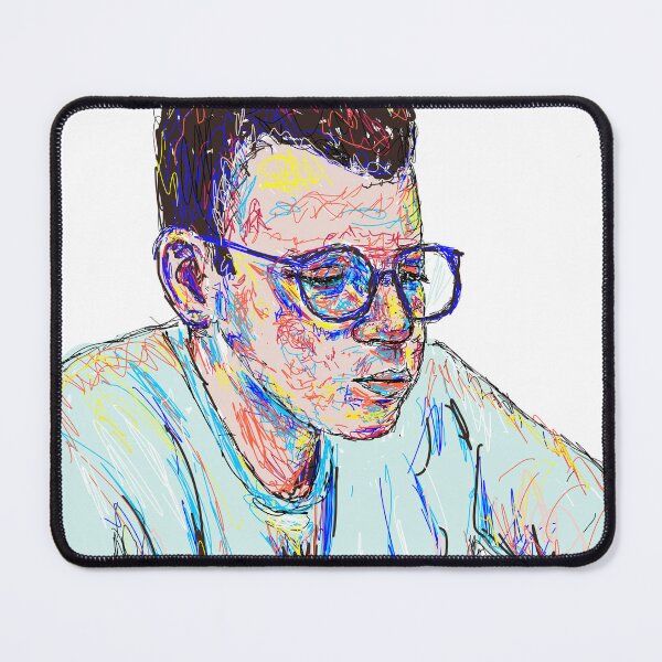 Item preview, The boy with the blue glasses designed and sold by SHARON NAKAR.