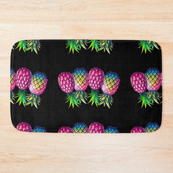 Item preview, Vibrant Pineapple Foursome FMFM | Black designed and sold by JLEmporium.