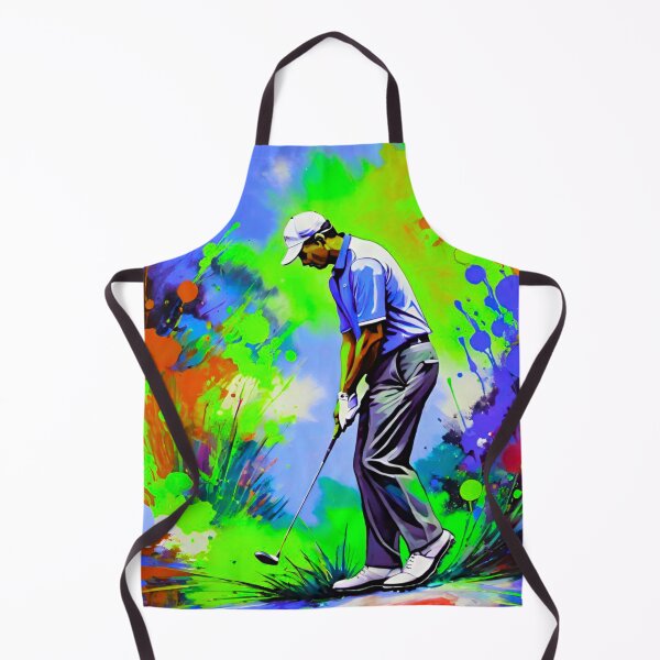 Artikelvorschau, Dynamic Drive: Farbspritzer-Golfer-Design entworfen und verkauft von GrizzlyCollective.