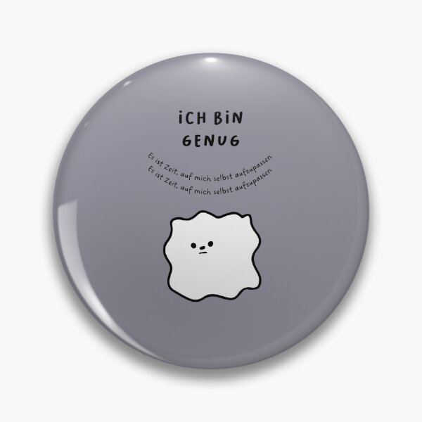 Item preview, Ich bin genug - Es ist Zeit, mich um mich selbst zu kümmern | Ilustración de perro lindo designed and sold by RM-Journey.