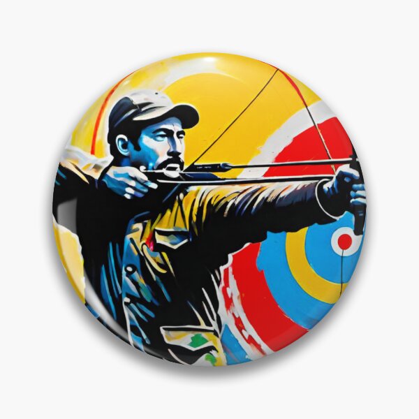 Item preview, Bullseye Archer: Precision in Action designed and sold by GrizzlyCollective.