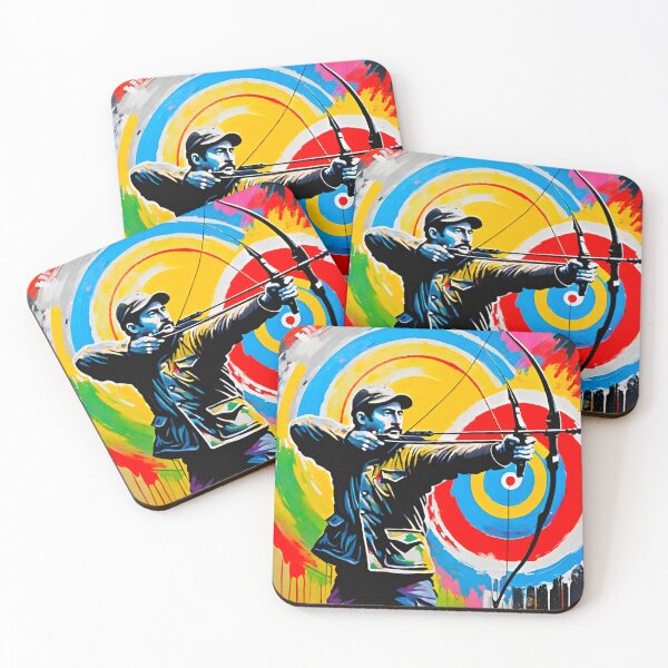 Item preview, Bullseye Archer: Precision in Action designed and sold by GrizzlyCollective.