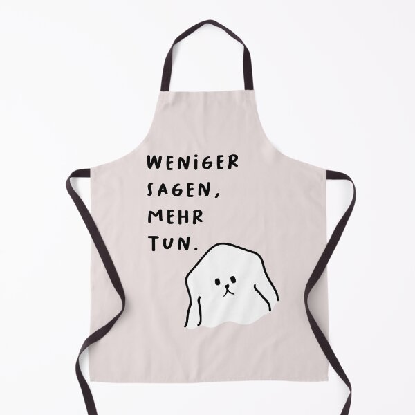 Artikelvorschau, Weniger reden, mehr tun | Niedliche Hundeillustration entworfen und verkauft von RM-Journey.