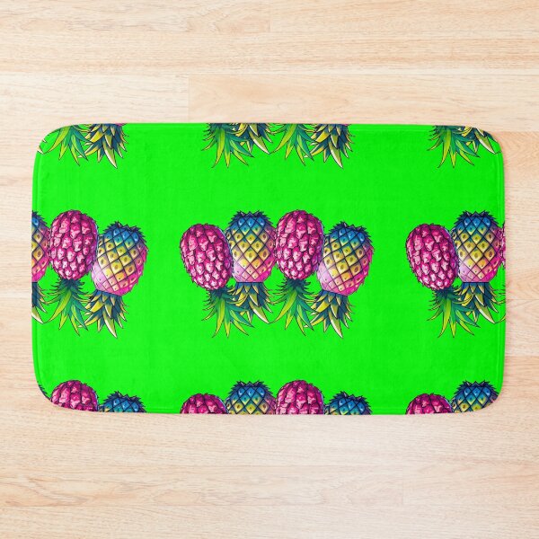 Item preview, Vibrant Pineapple Foursome FMFM | Neon Green designed and sold by JLEmporium.