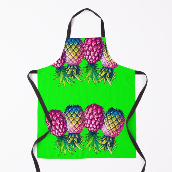 Item preview, Vibrant Pineapple Foursome FMFM | Neon Green designed and sold by JLEmporium.
